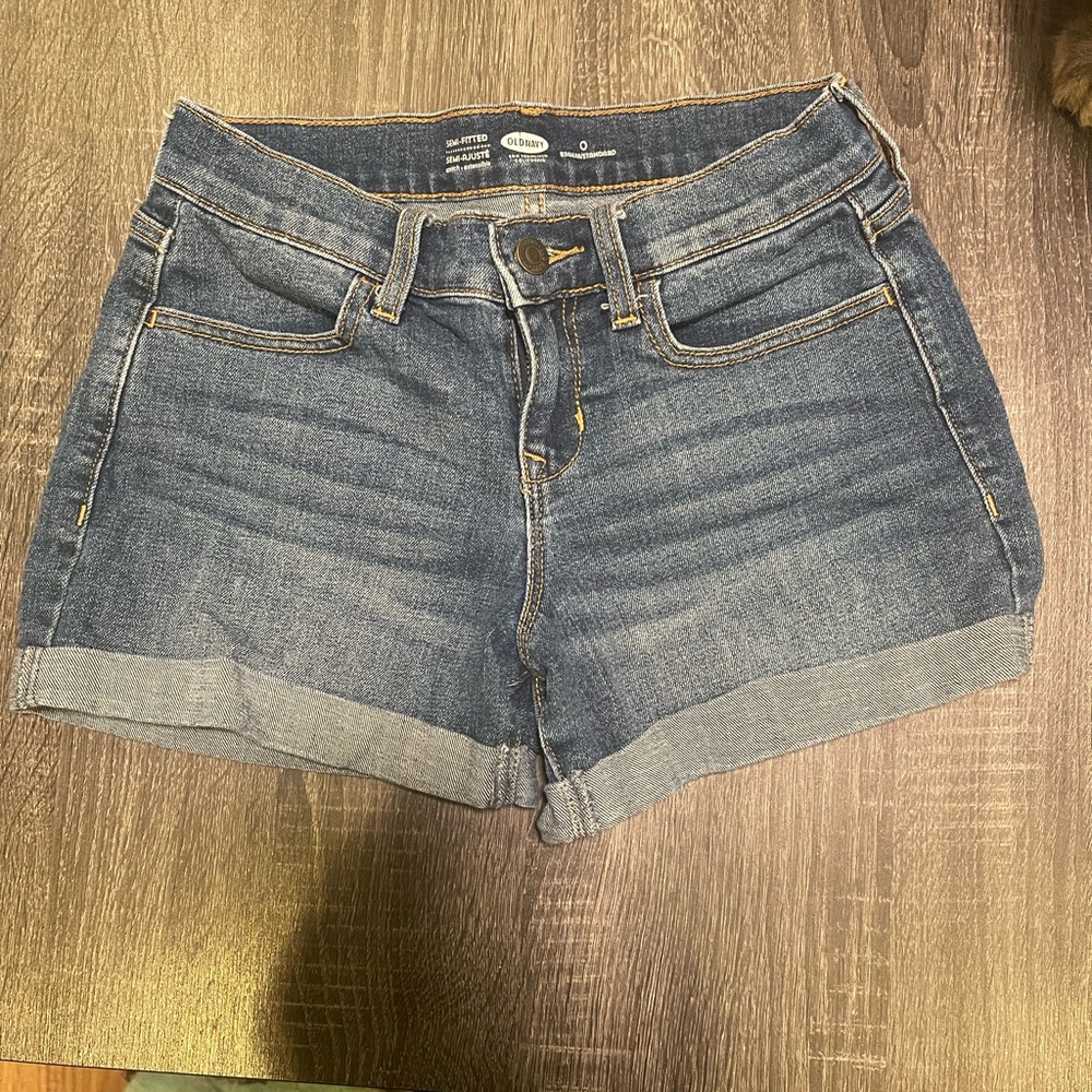 Old Navy Semi-Fitted Jean Shorts